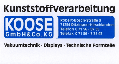 KOOSE Kunststoffverarbeitung GmbH&Co.KG Logo