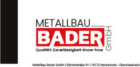 Metallbau Bader GmbH Logo