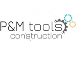 P&M tools Construction Logo