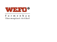 WEFO -GmbH  Formenbau /  Kunststoffspritzguß Logo