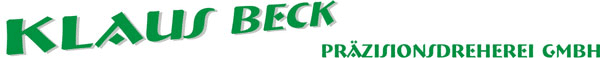 Klaus Beck Präzisionsdreherei GmbH Logo