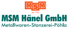MSM Hänel GmbH Metallwaren-Stanzerei Logo