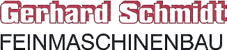Gerhard Schmidt  Feinmaschinenbau Logo
